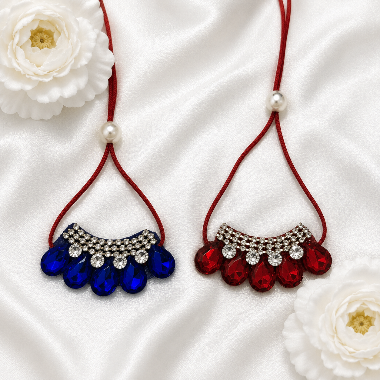 Prem Chandrika Necklace Set(Pack of 2)