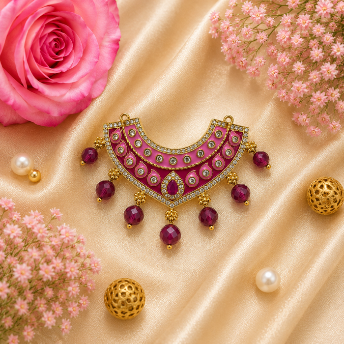 Aastha Ruby Necklace Set