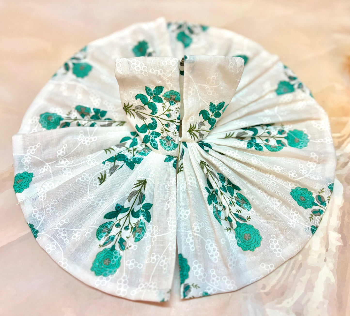 Floral Laddu Gopal Cotton Dress Mix Colors (Pack of 1 )