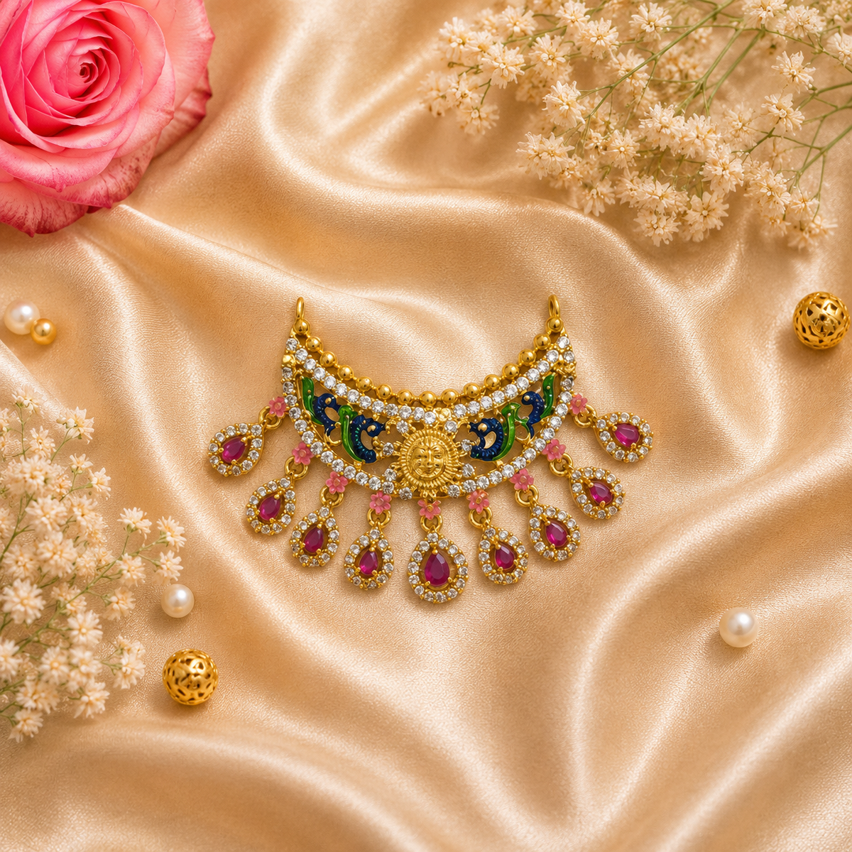 Rangoli Aastha Necklace Set