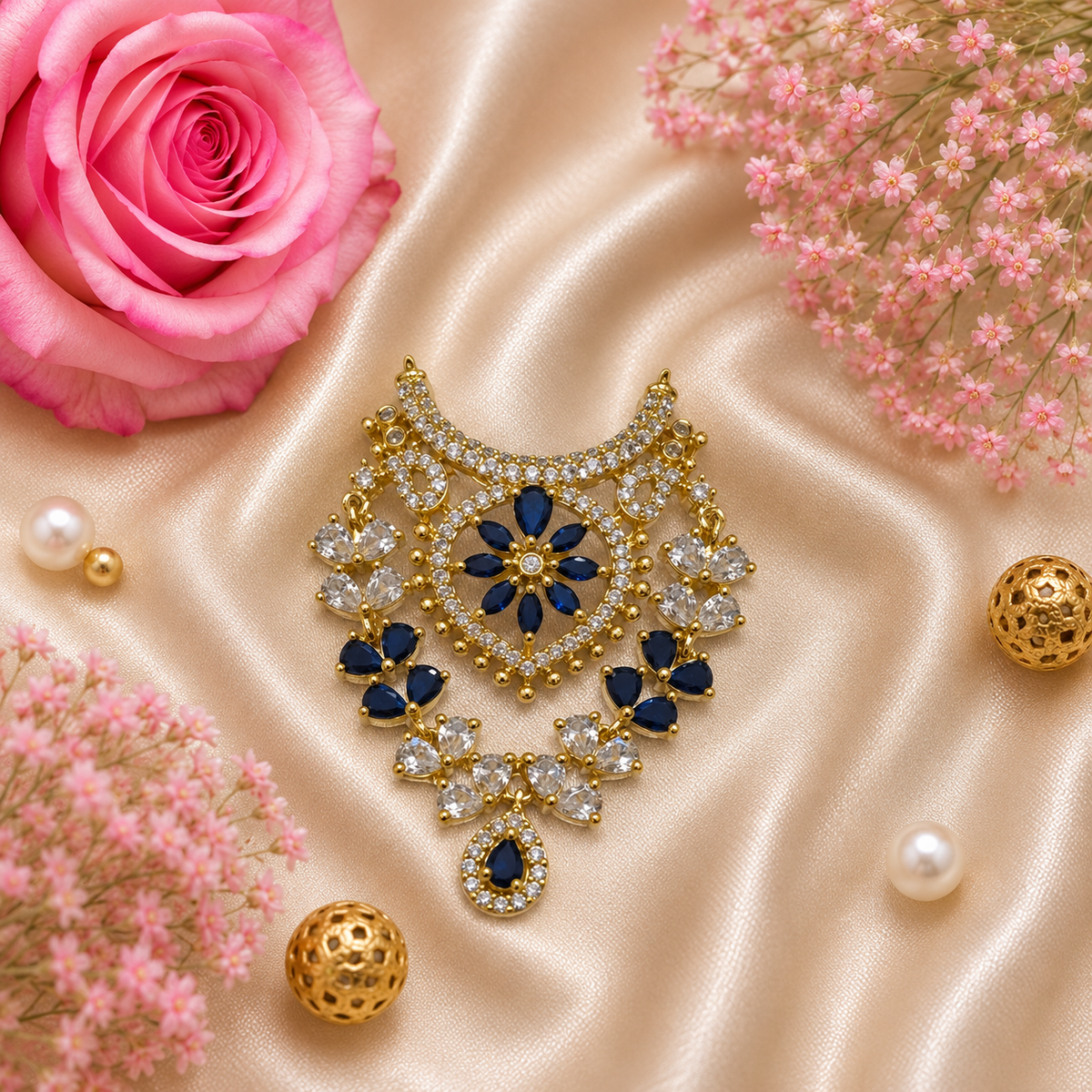 Neelamrit Sagar Necklace Set