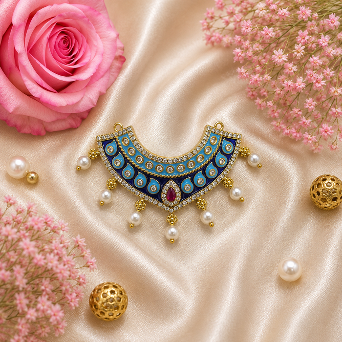 Neelam Tarang Kanth Necklace Set