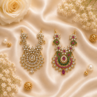 Hari Ratna Kanthi Necklace Set (Pack of 2)