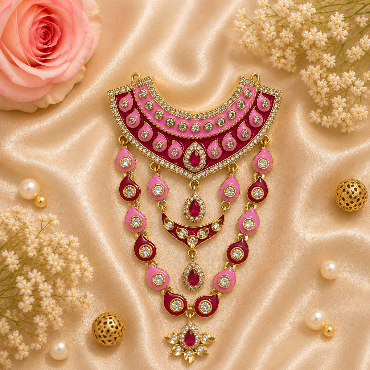Dhawal Pushp Necklace Set