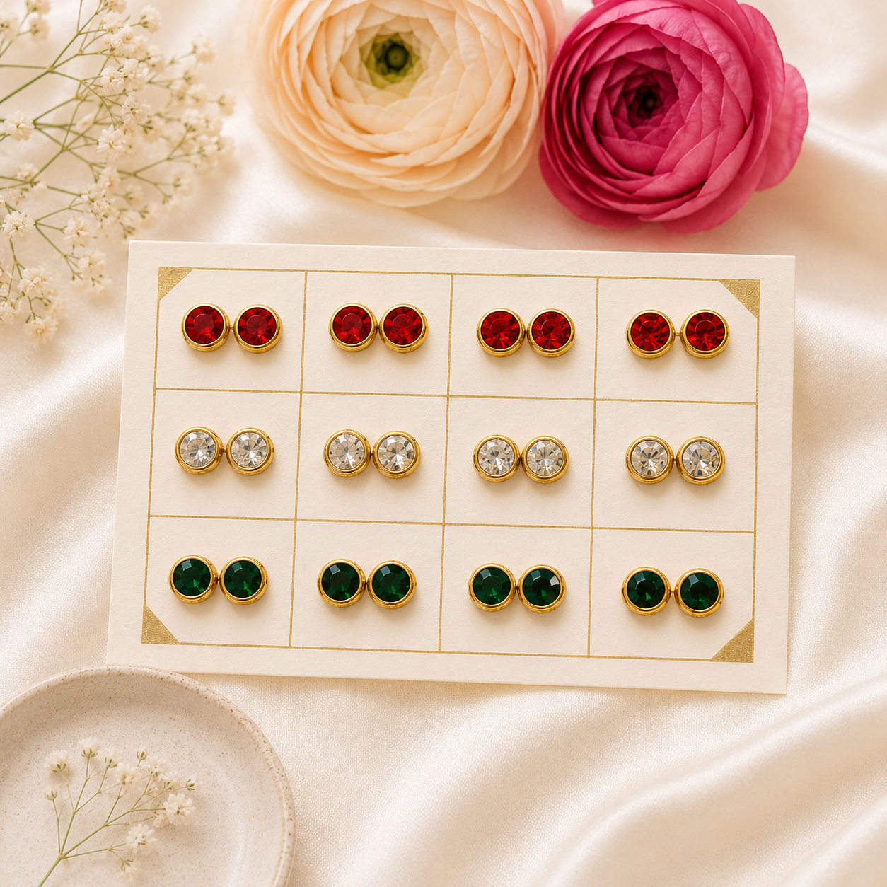 Kanha Ratna Earrings(Pack of 12)