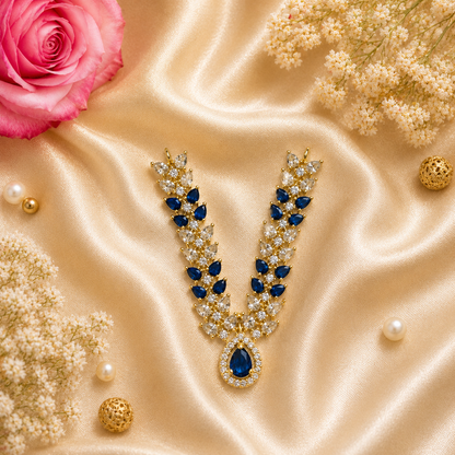 Harit Neelam Necklace Set (Pack of 2)