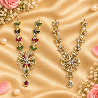 Shwet Mangalmayi Necklace Set (Pack of 2)