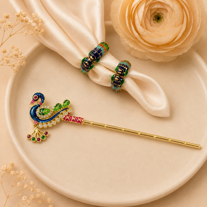 Morr Rang Basuri Shringar Set