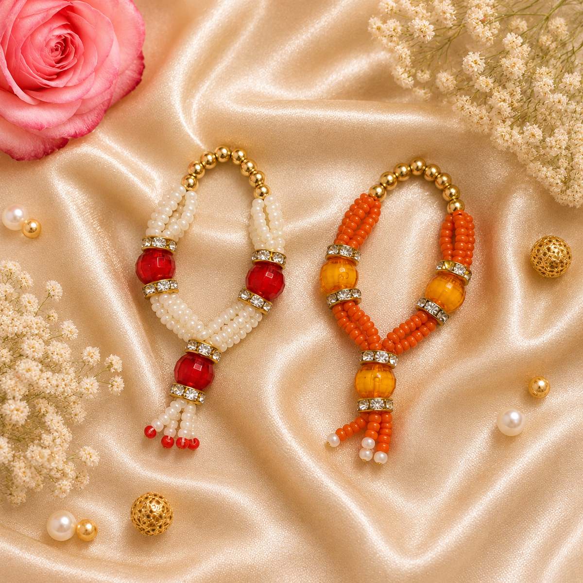 Keshar Astha Necklace Set (Pack of 2)