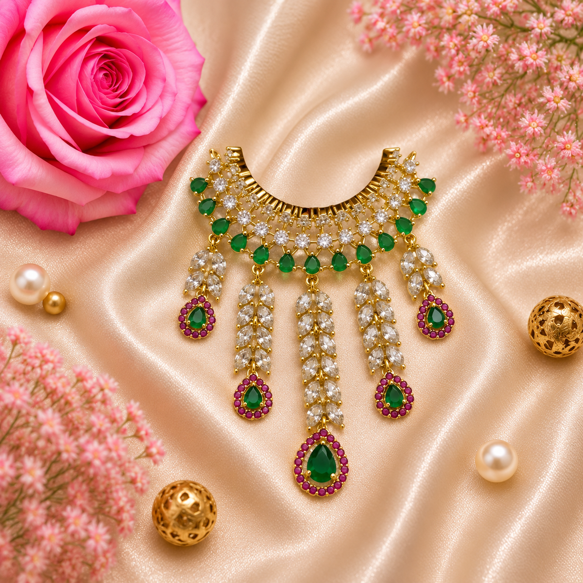 Harit Shringar Mayur Necklace Set