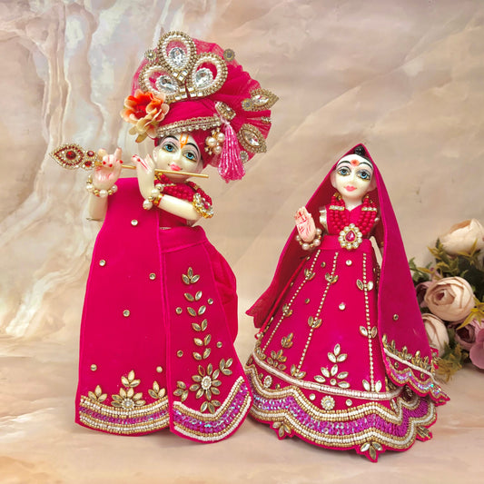 Raspriya Radha Krishna Velvet Dress Set