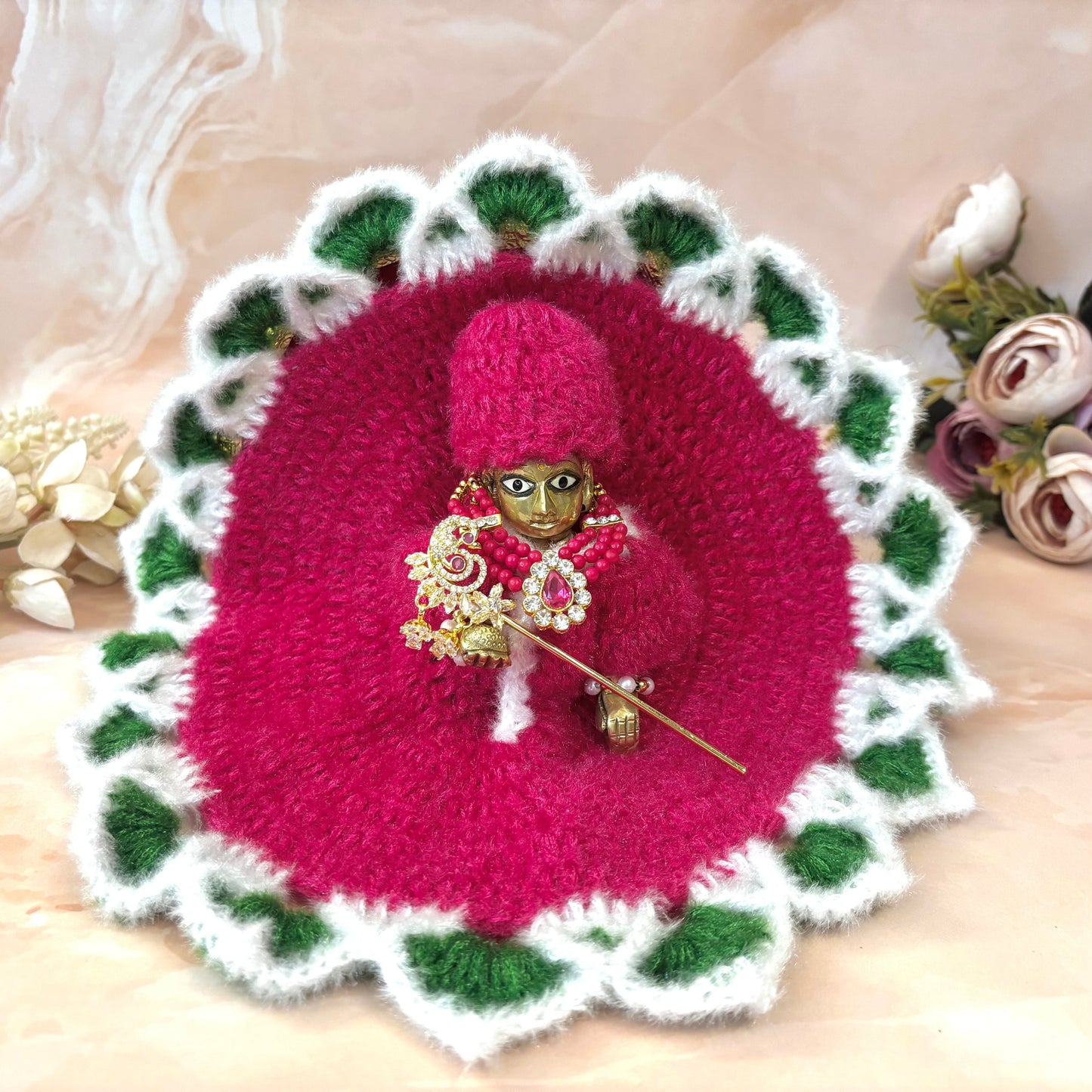 Ruby Vasant Woollen Laddu Gopal Dress