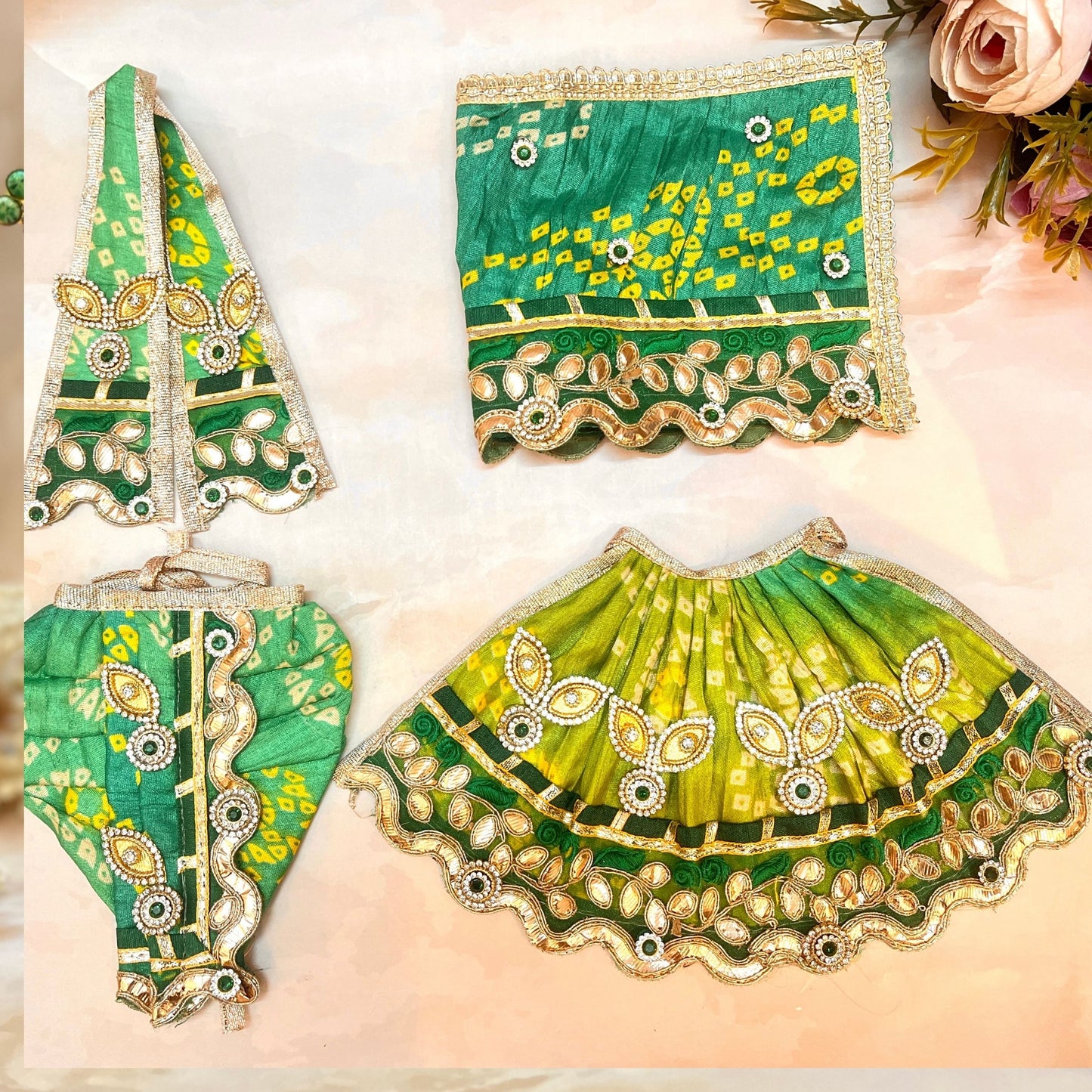Haritarang Radha Krishna Dress