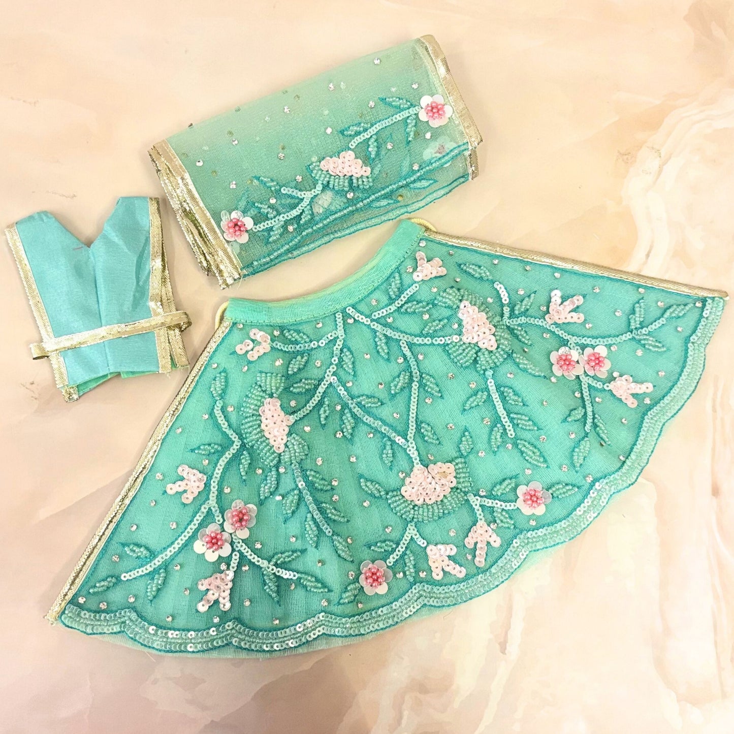 Vanalatika Radha Krishna Dress