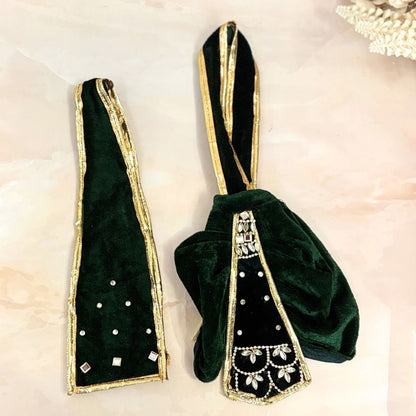 Rajvastra Radha Krishna Kundan Dress