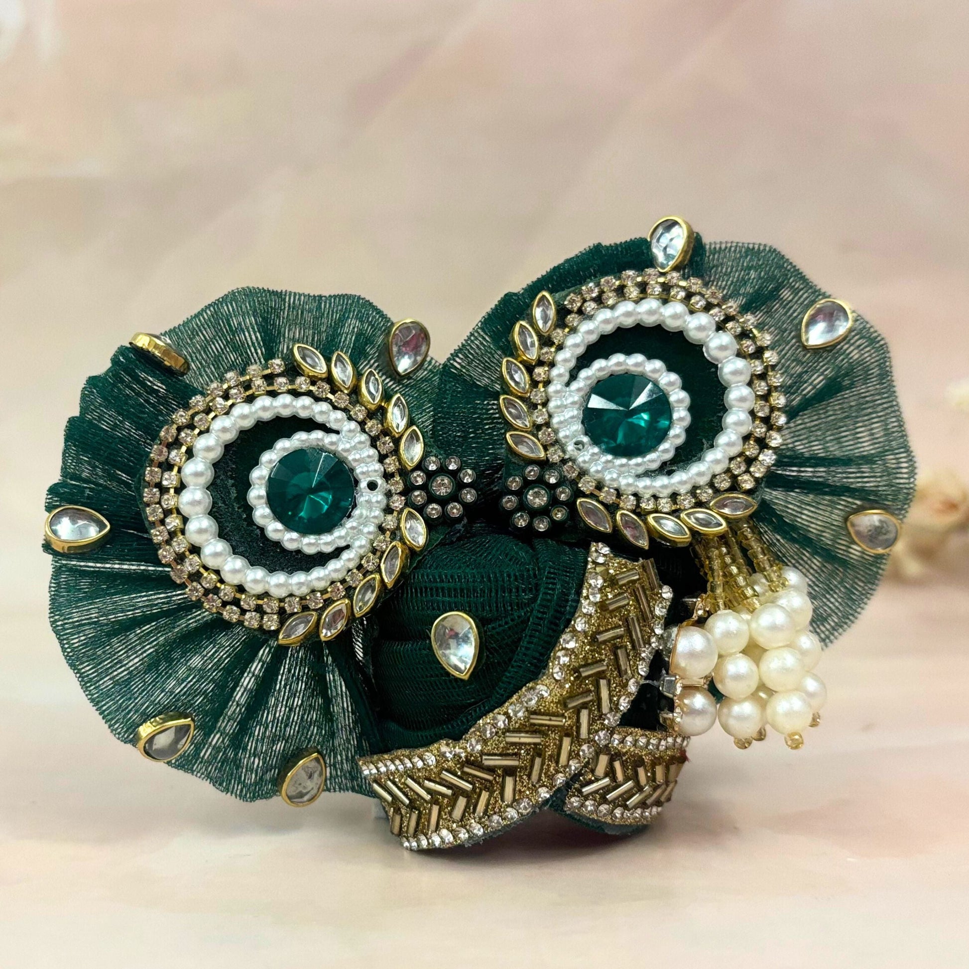 Rajvastra Radha Krishna Kundan Dress