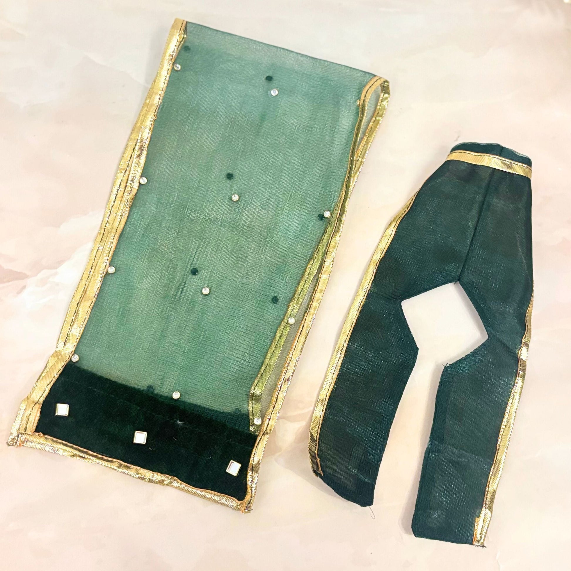 Rajvastra Radha Krishna Kundan Dress