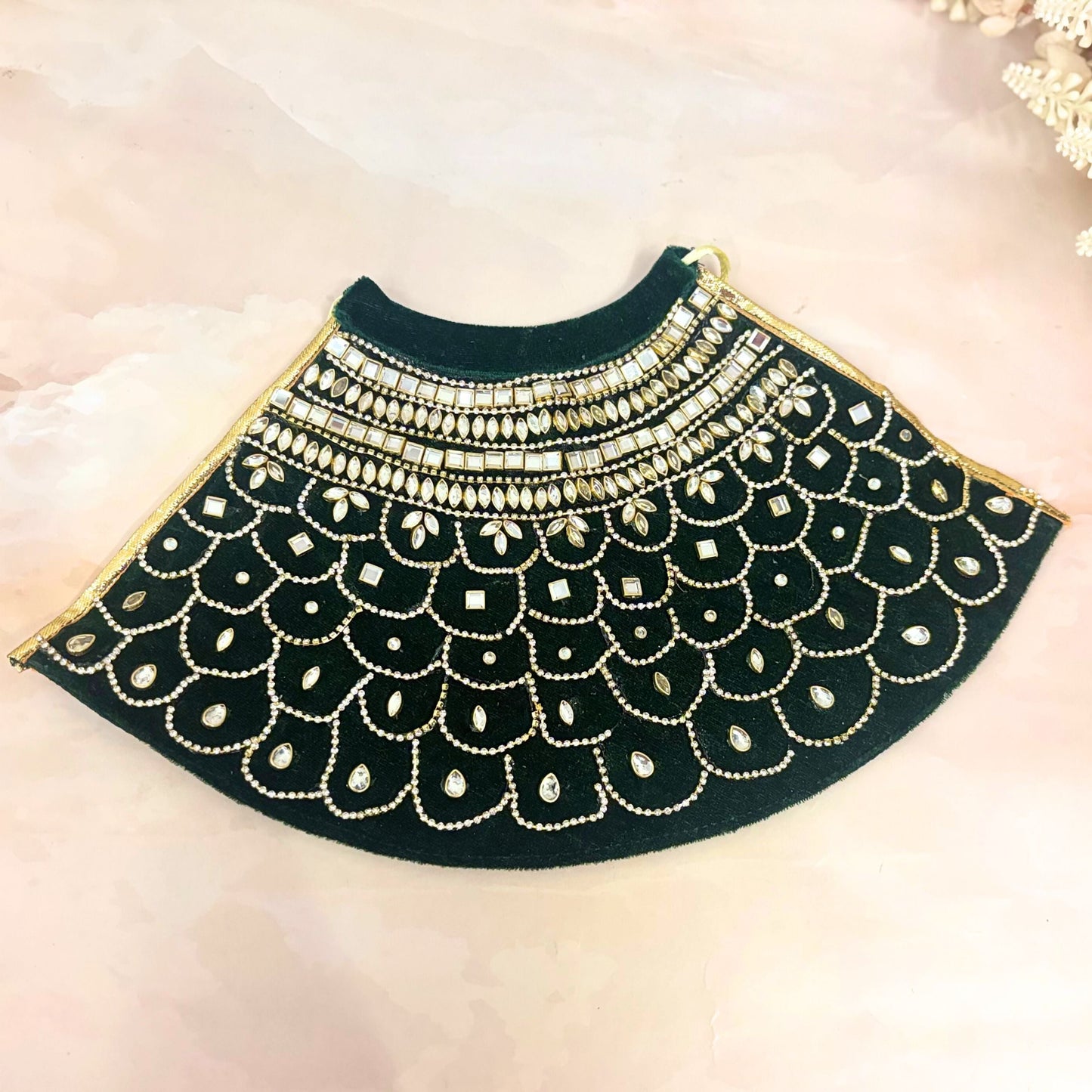 Vaidarbhi Velvet Mata Rani Dress