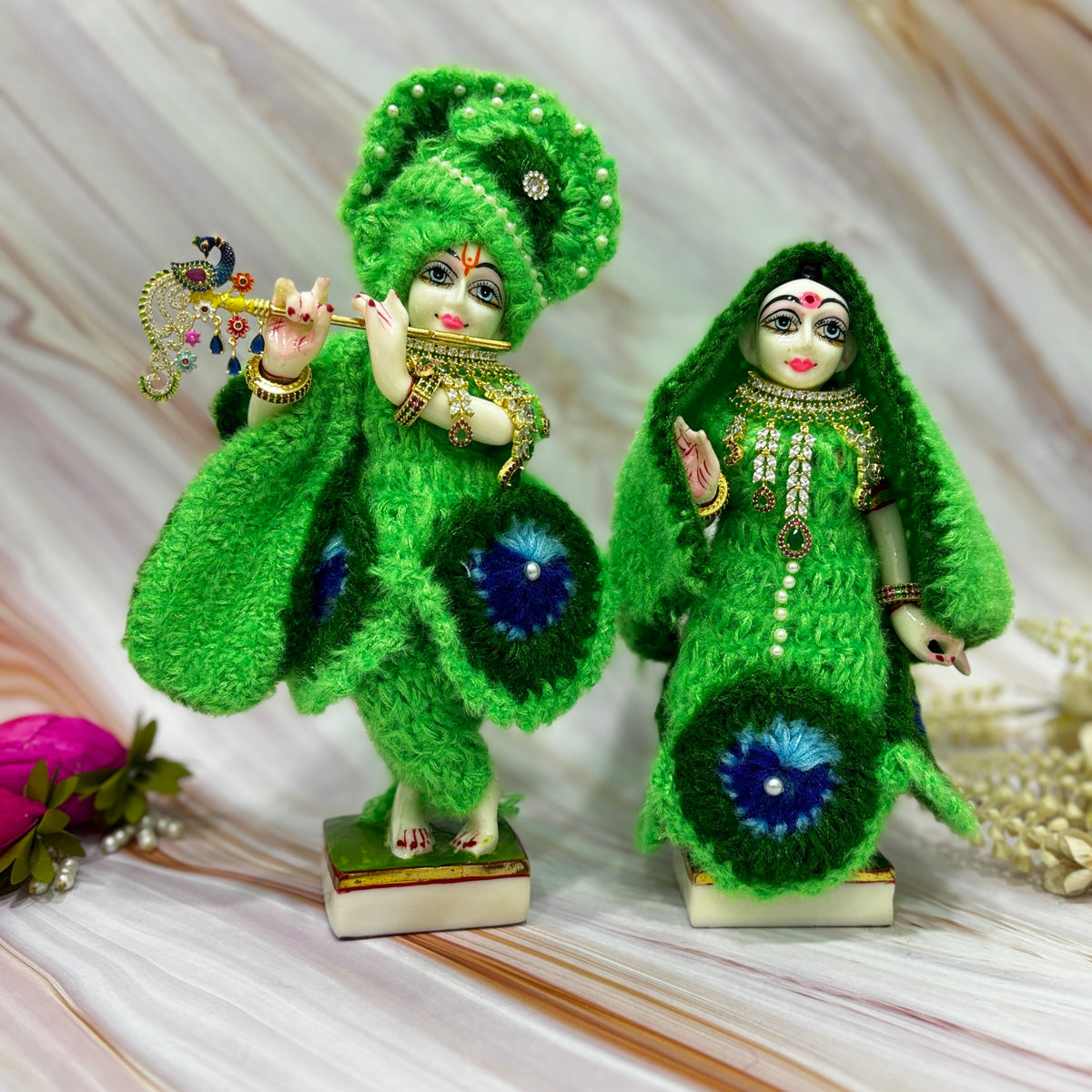 Mangalmayi Woollen Radhe Krishna Dress
