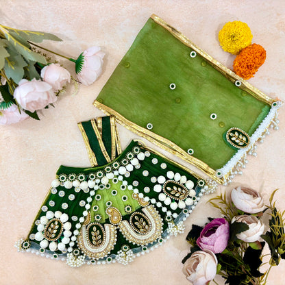 Divya Harit Radha Krishna Dress