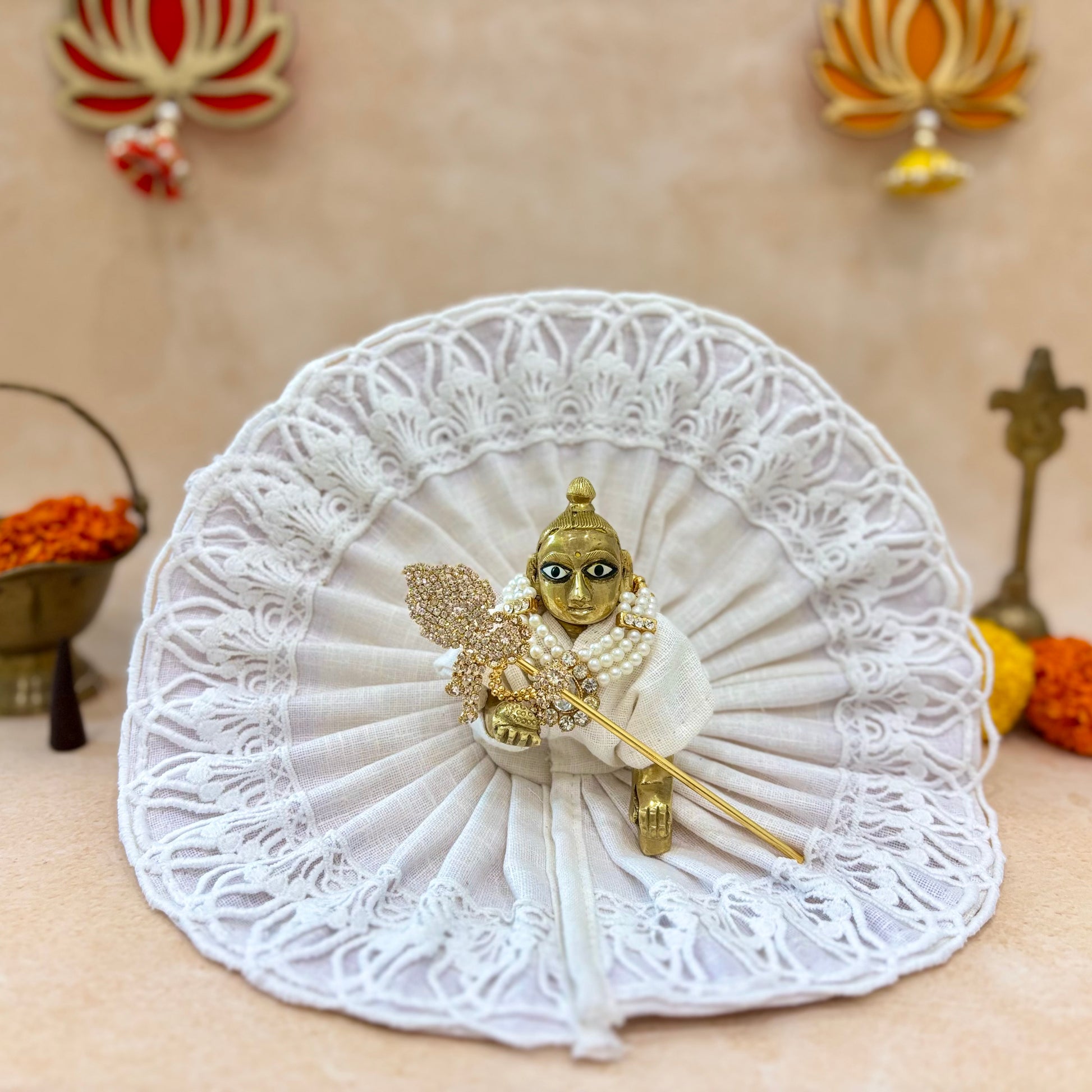 Mangal Roop Laddu Gopal Dress (Pack of 2)