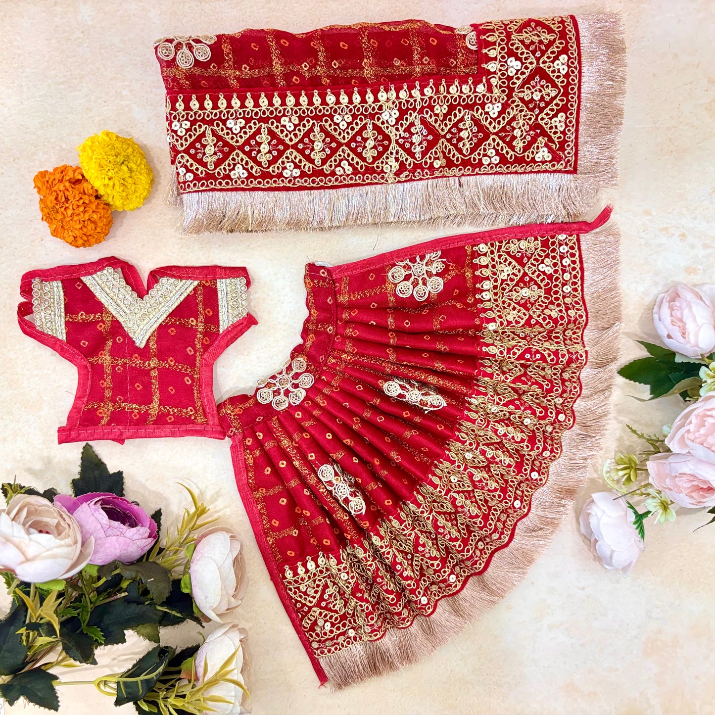 Gaurav Shringar Mata Rani Dress