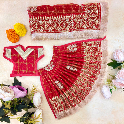 Gaurav Shringar Mata Rani Dress