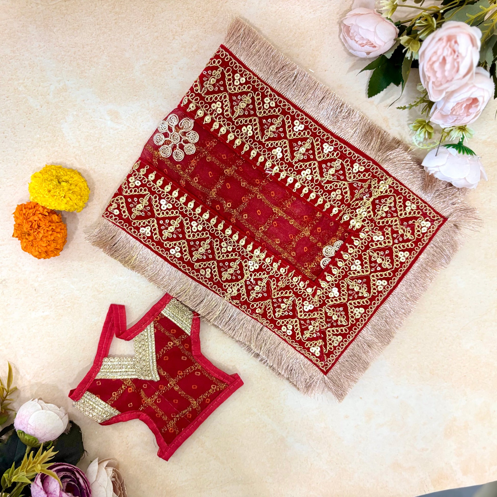 Gaurav Shringar Mata Rani Dress