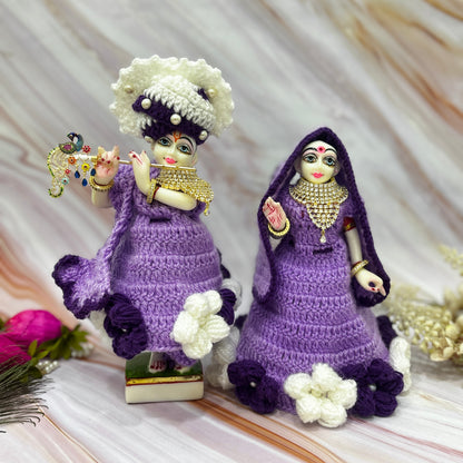 Moti Kishori Woollen Radhe Krishna Dress