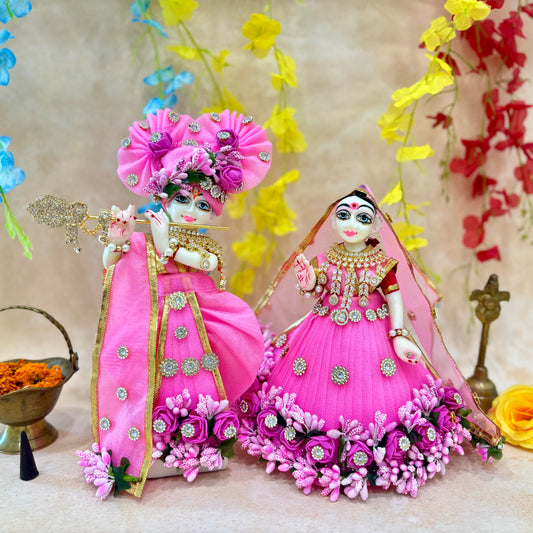 Gulab Vastra Radha Krishna Dress