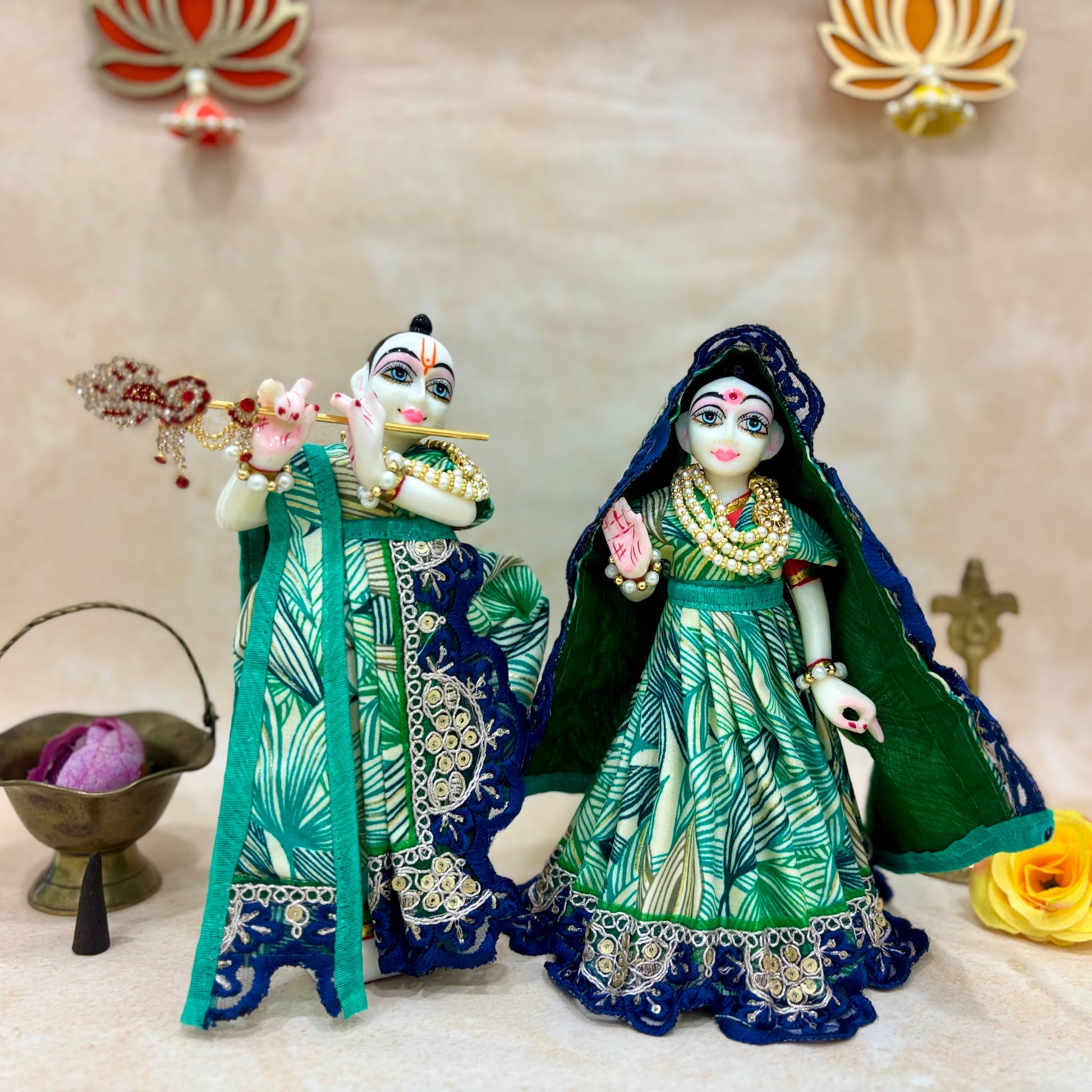 Neel Preet  Radha Krishna Dress