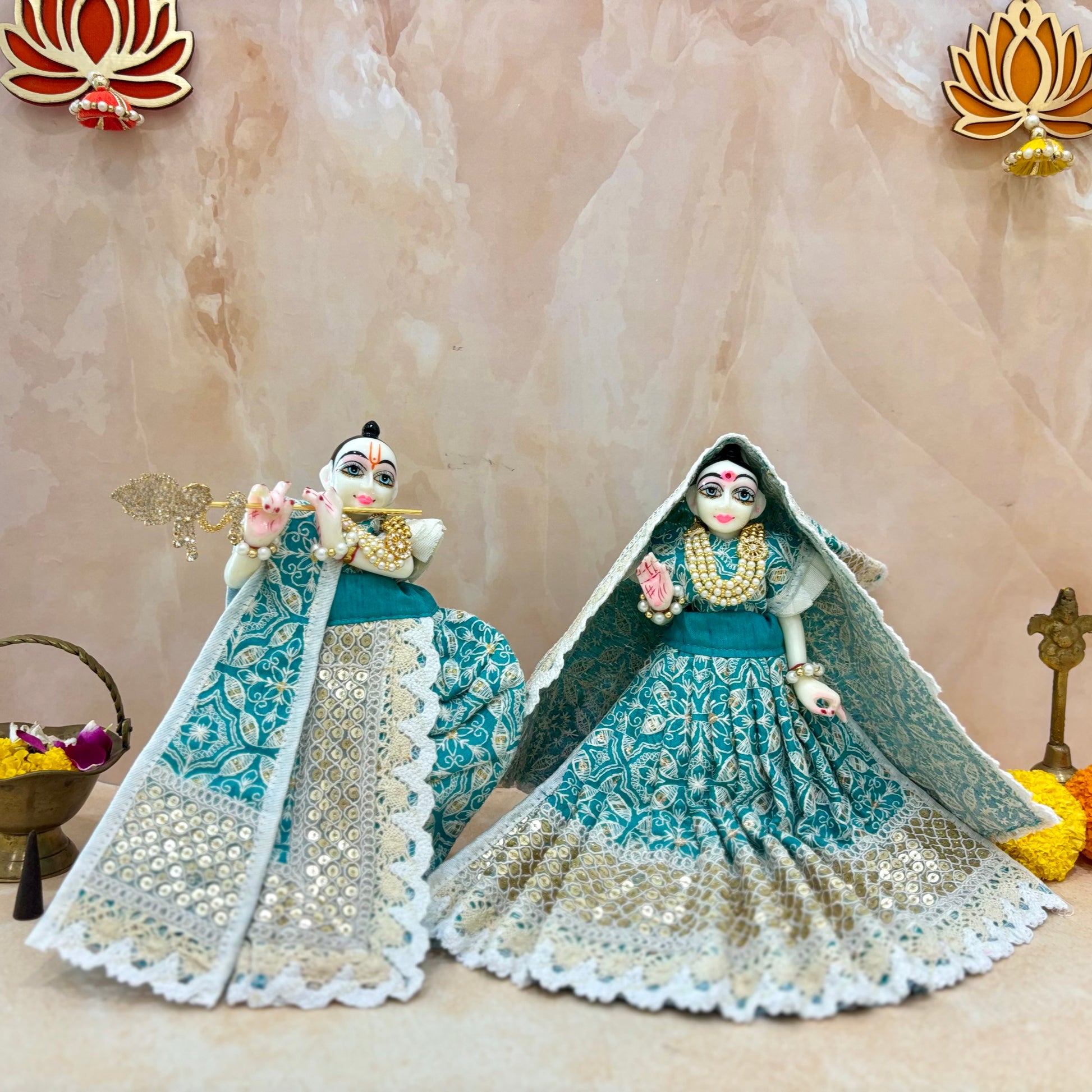 Neel Harit Radha Krishna Dress