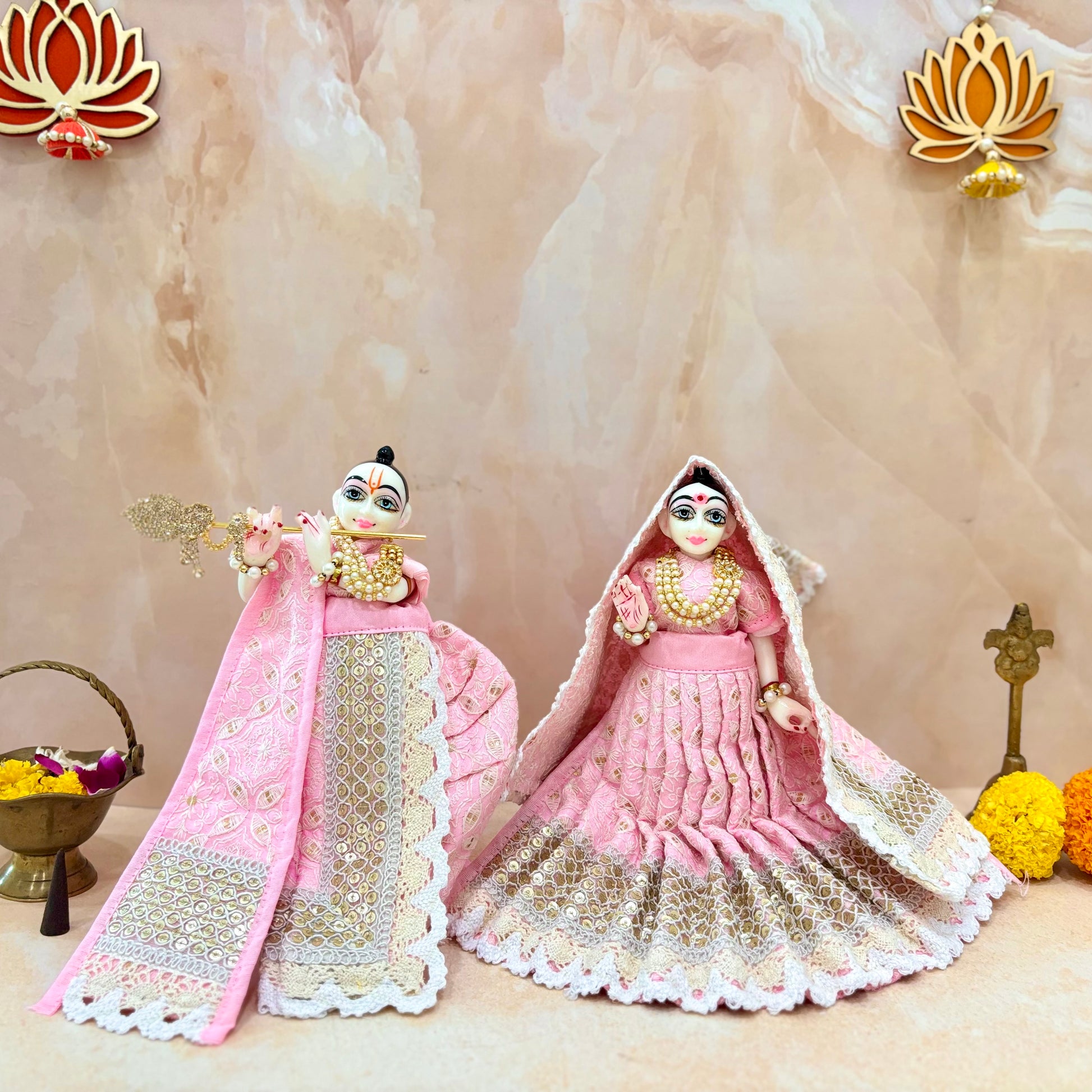 Gulab Madhurya Radha Krishna Dress