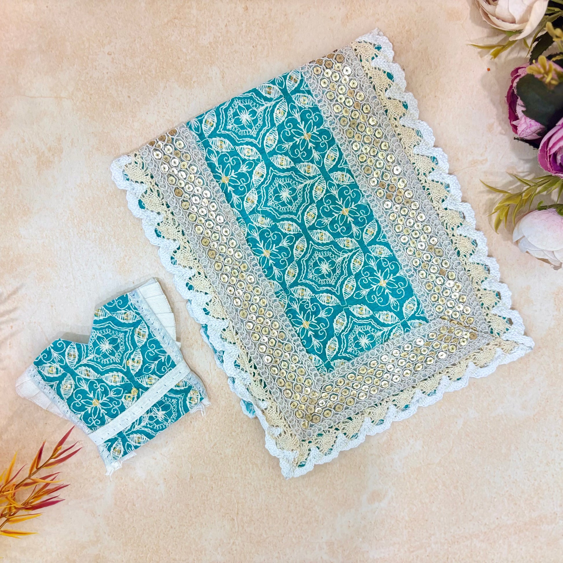 Neel Harit Radha Krishna Dress