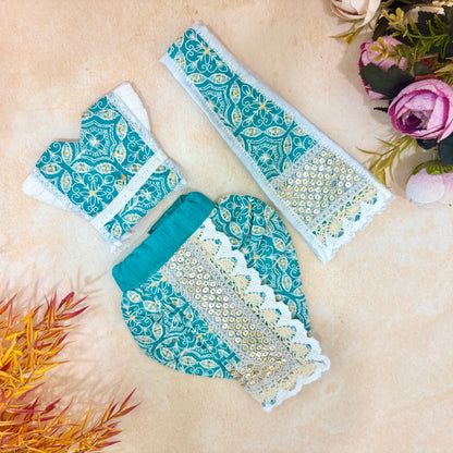 Neel Harit Radha Krishna Dress