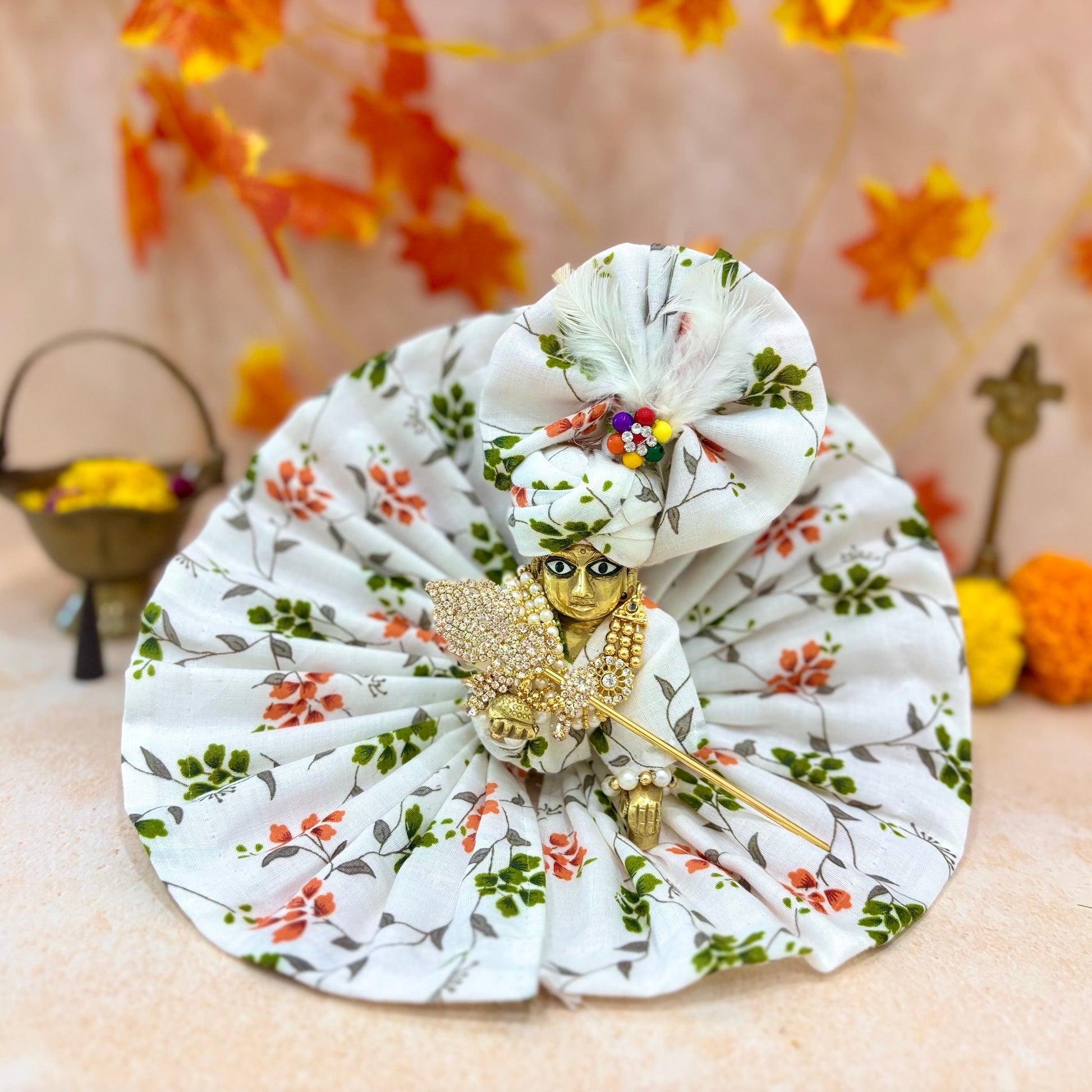 Madhav Pushp Laddu Gopal Dress (Pack of 2)