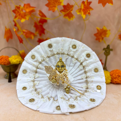 Shwet Divya Laddu Gopal Dress (Pack of 2)