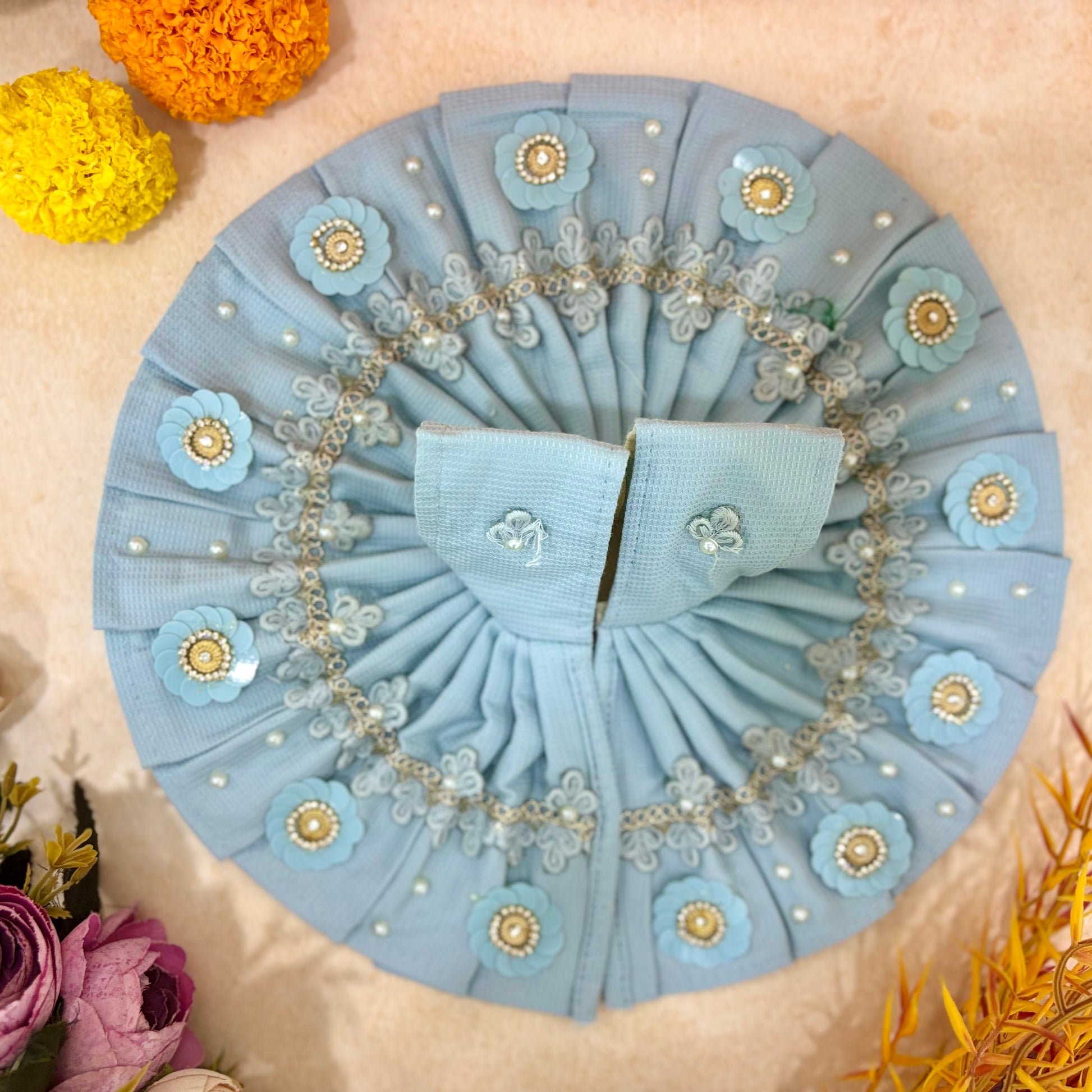 Shwet Divya Laddu Gopal Dress (Pack of 2)