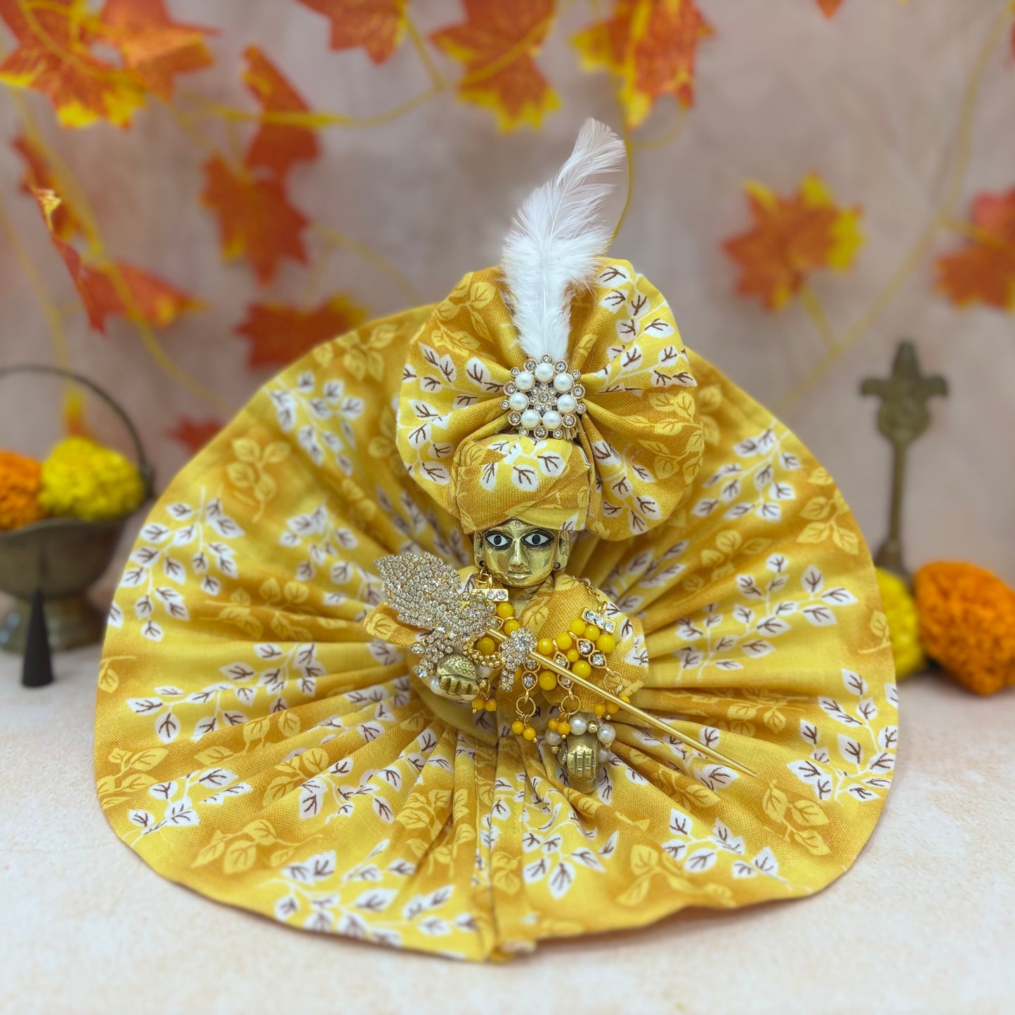 Gopal Leela Laddu Gopal Dress (Pack of 2)