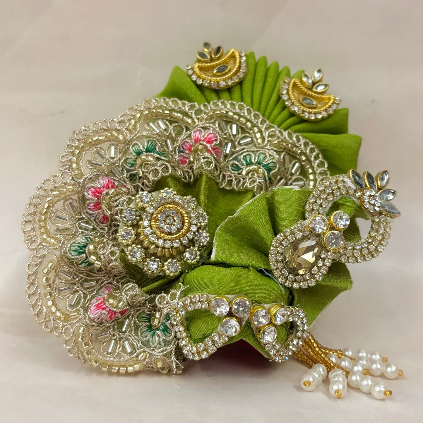 Haritkanthi Laddu Gopal Dress