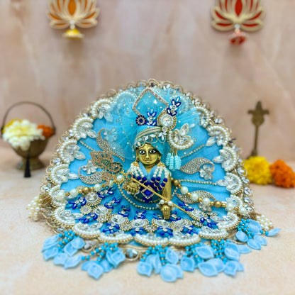Neel Mukut Laddu Gopal Dress (Pack of 2)