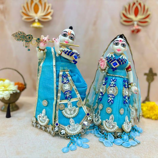 Neel Mukut Radhe Krishna Dress