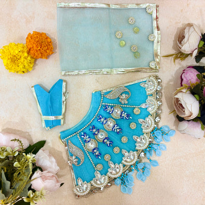Neel Mukut Radhe Krishna Dress