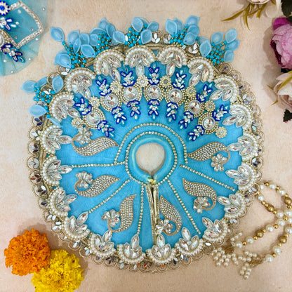 Neel Mukut Laddu Gopal Dress (Pack of 2)