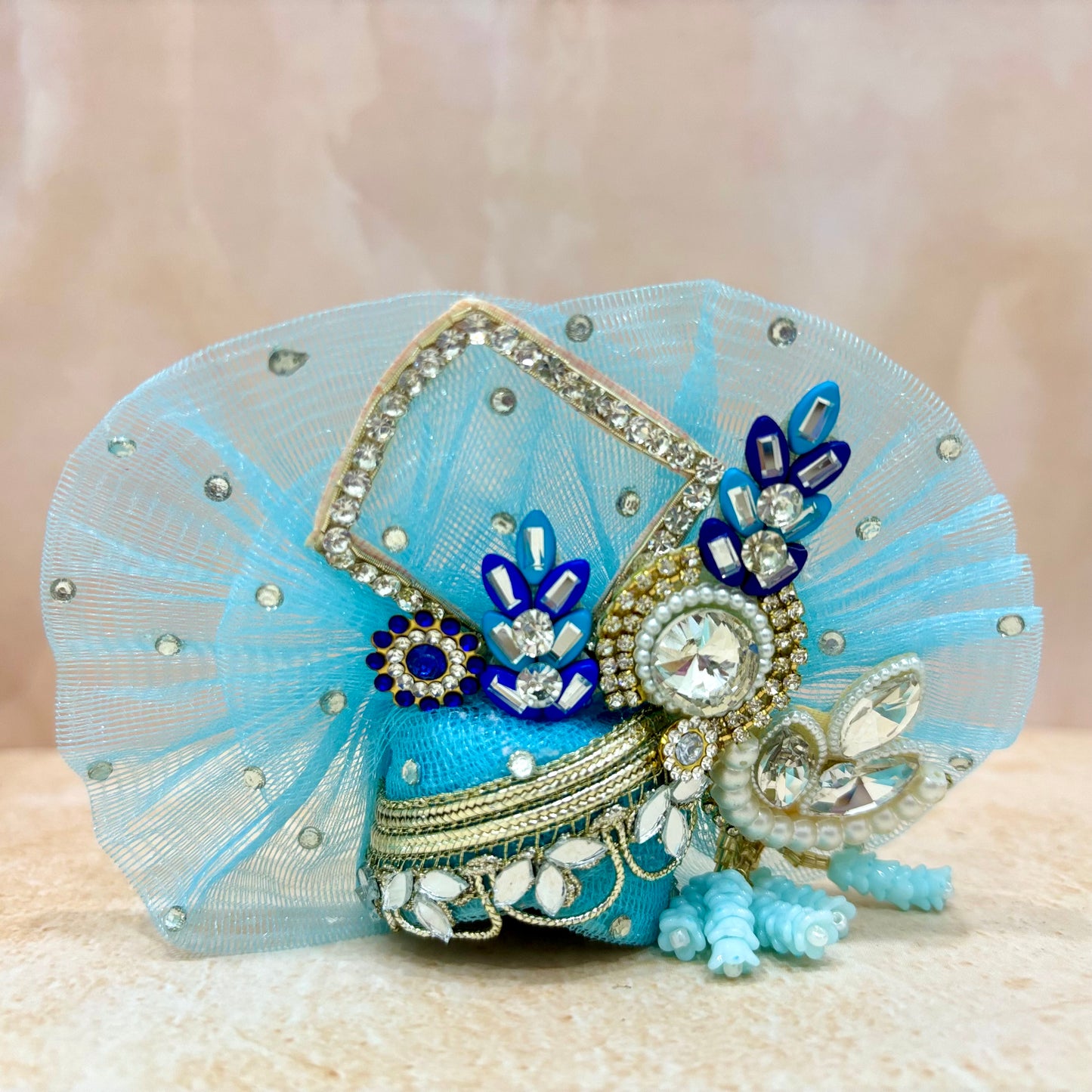 Neel Mukut Laddu Gopal Dress (Pack of 2)