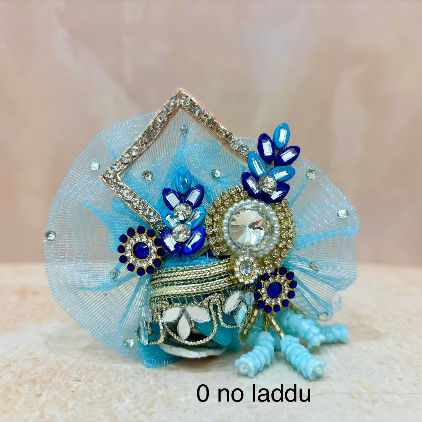 Neel Mukut Laddu Gopal Dress (Pack of 2)