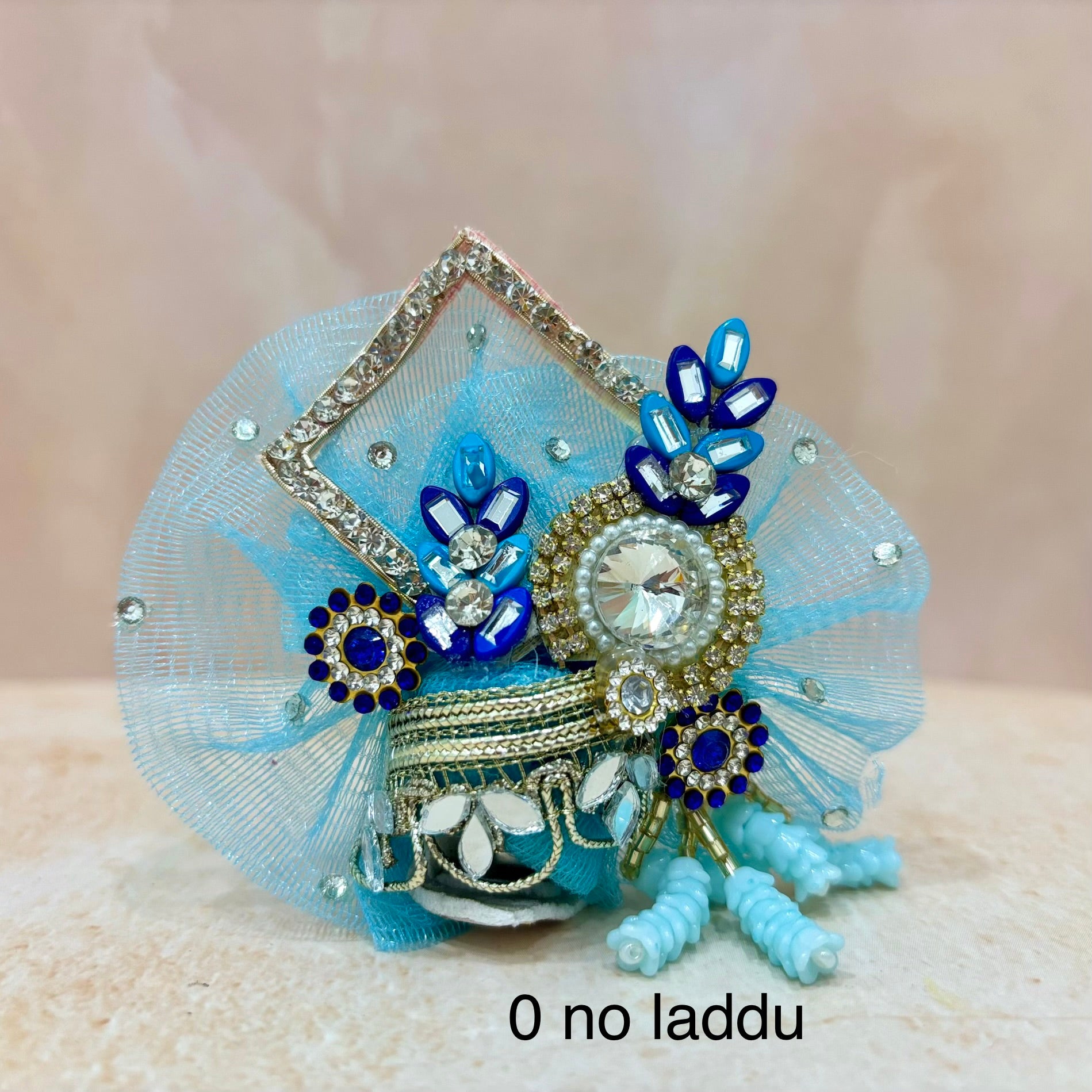 Neel Mukut Laddu Gopal Dress (Pack of 2)