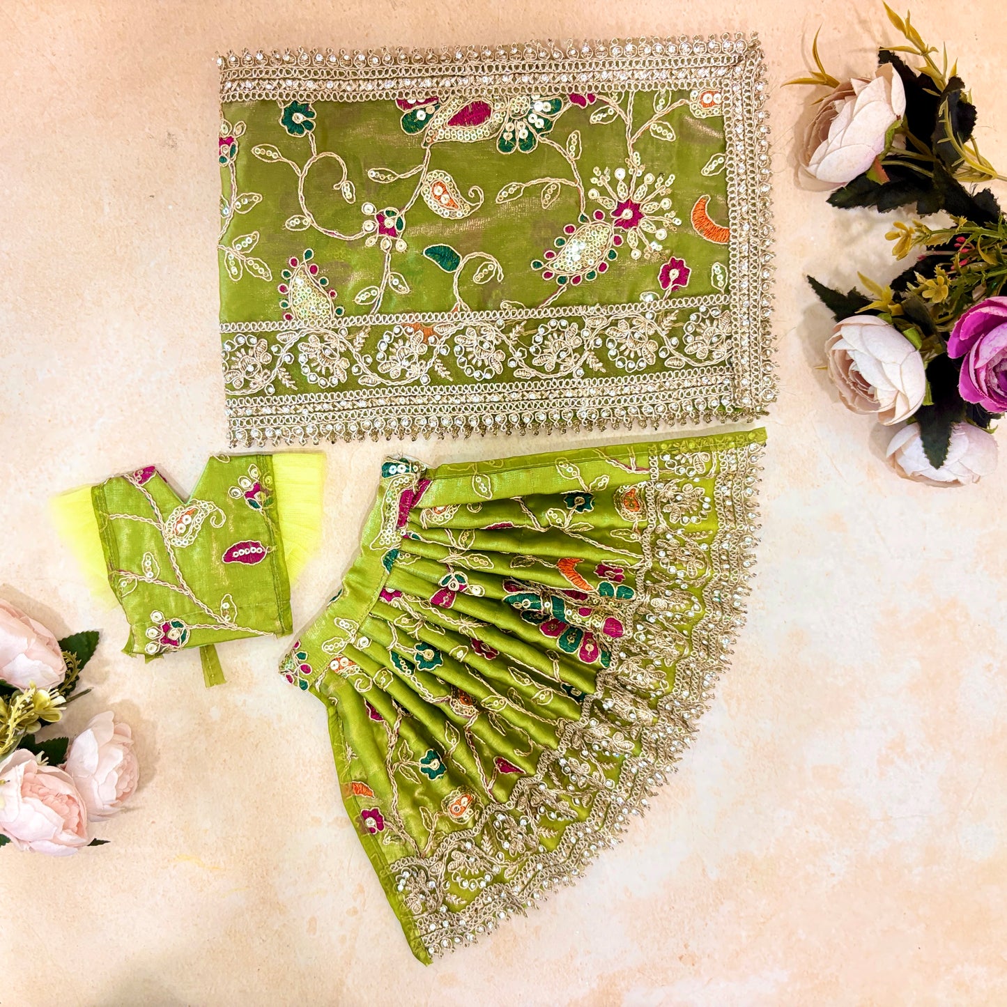 Hari Komall Mata Rani Dress