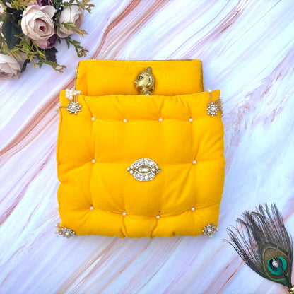 Kanakavishram Velvet Laddu Gopal Bedding Set