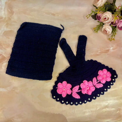 Neelpushpi Woollen Mata Rani Dress